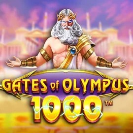 Gates of Olympus 1000 online game logo by Pragmatic Play on imperialwinscasino.net